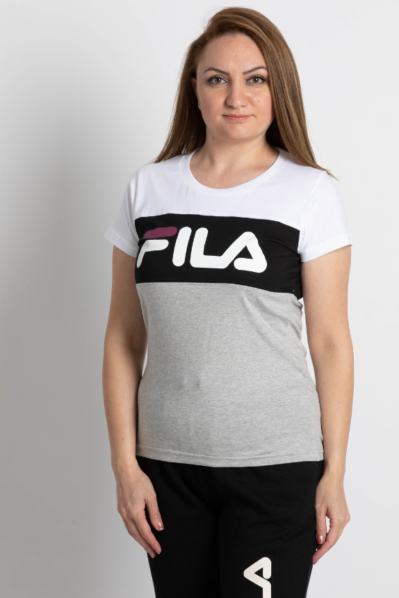 

Anna Colorblock T-shirt, White