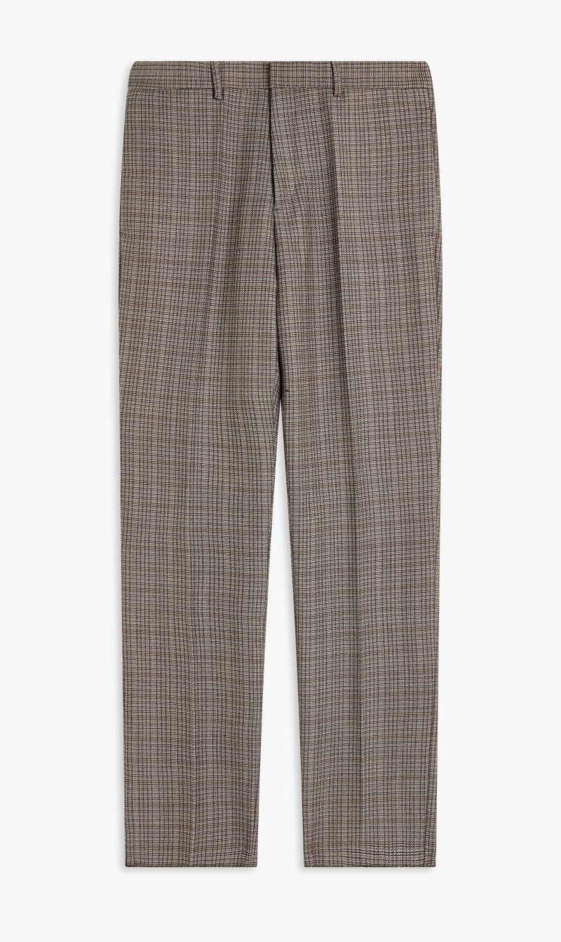

Jil Sander Grey Fine Mouline Check Tailoring Pant for Men | The Deal Outlet