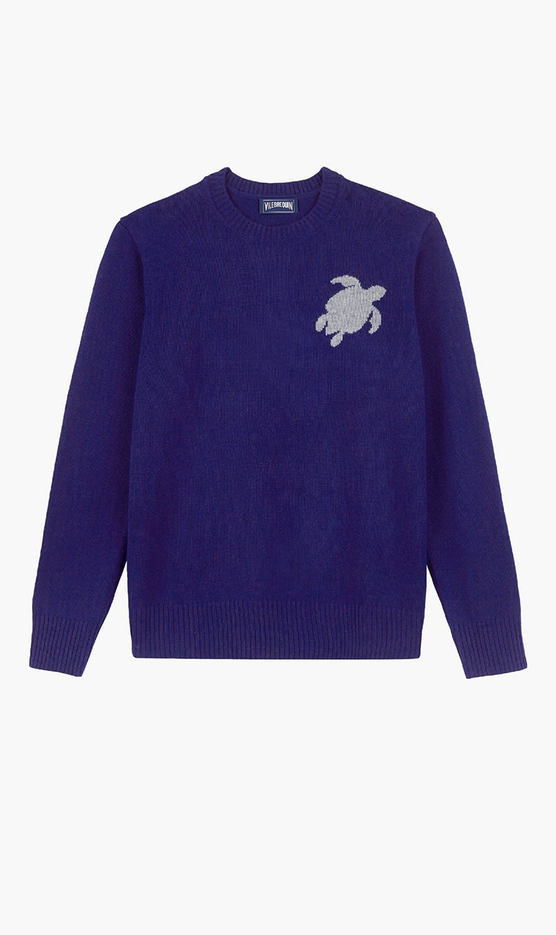 

Vilebrequin Blue Crewneck Sweater for Men | The Deal Outlet