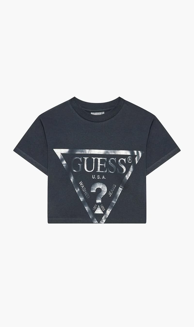 

Guess Grey Organic Cotton T-shirt for Girls | The Deal Outlet