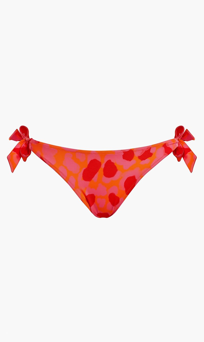 

Vilebrequin Red Flamme Orange Bikini Bottom for Women | The Deal Outlet