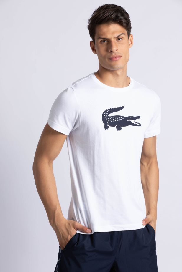 

Lacoste Oversized Crocodile Technical Jersey Tennis T-shirt