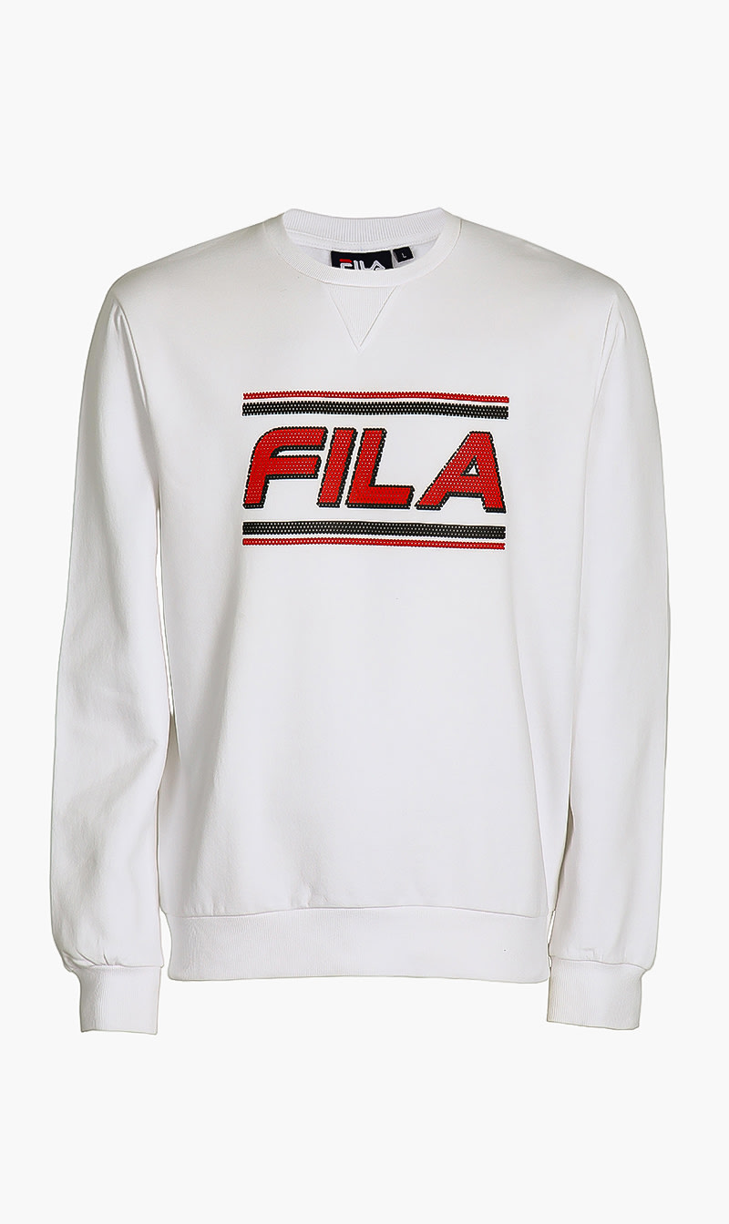 

Fila White Graphic Long Sleeve Sweatshirt for Men | The Deal Outlet
