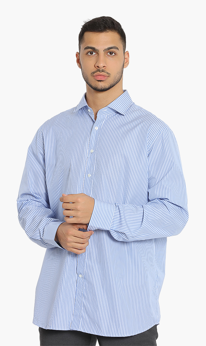

Hackett London Mayfair Royal Bold Stripe Classic Fit Shirt