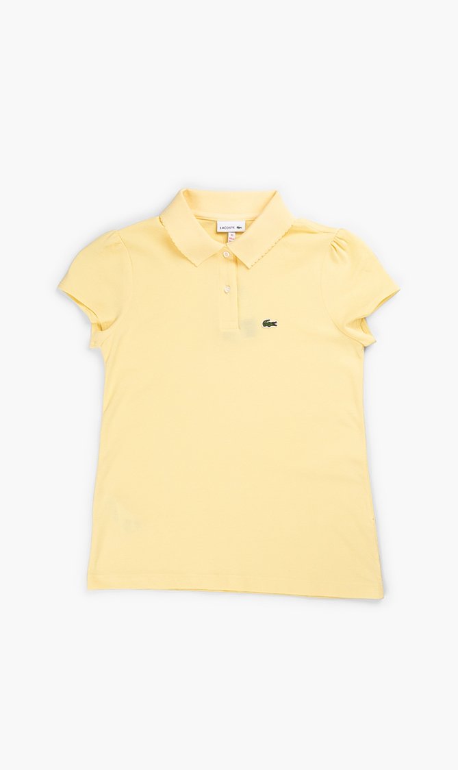 

LACOSTE Scalloped Collar Polo Shirt