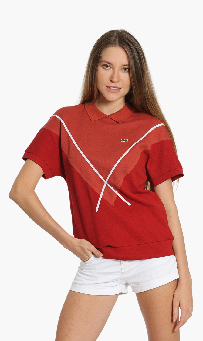 

LACOSTE Jacquard Patterned Cotton Polo Shirt