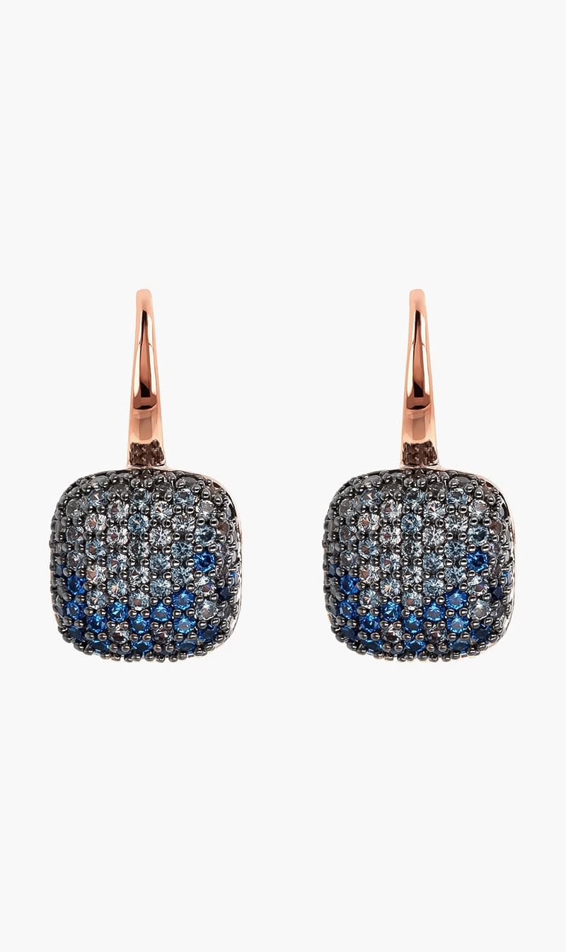 

Bronzallure Others Altissima Squared Pave Dangle Earrings for Women | The Deal Outlet