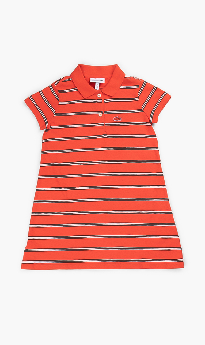 

Lacoste Striped Polo Dress