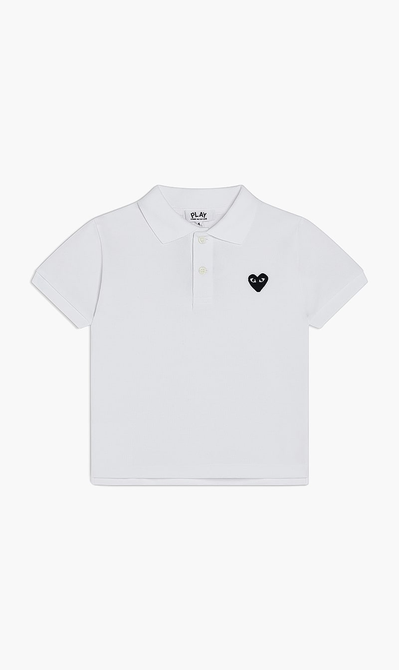 

Embroidered Logo Polo Shirt, White