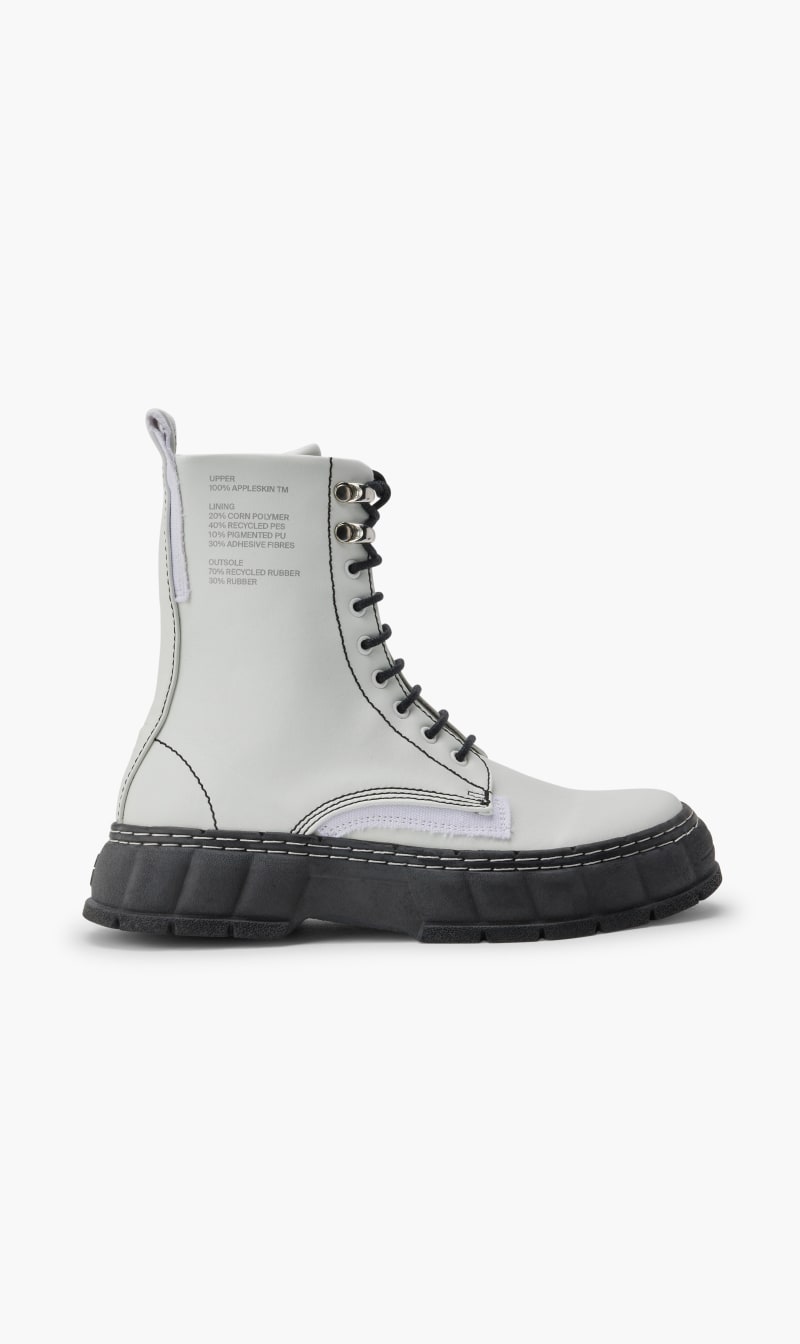 

Viron White 1992 In Contrast Calf Length Boots for Women | The Deal Outlet
