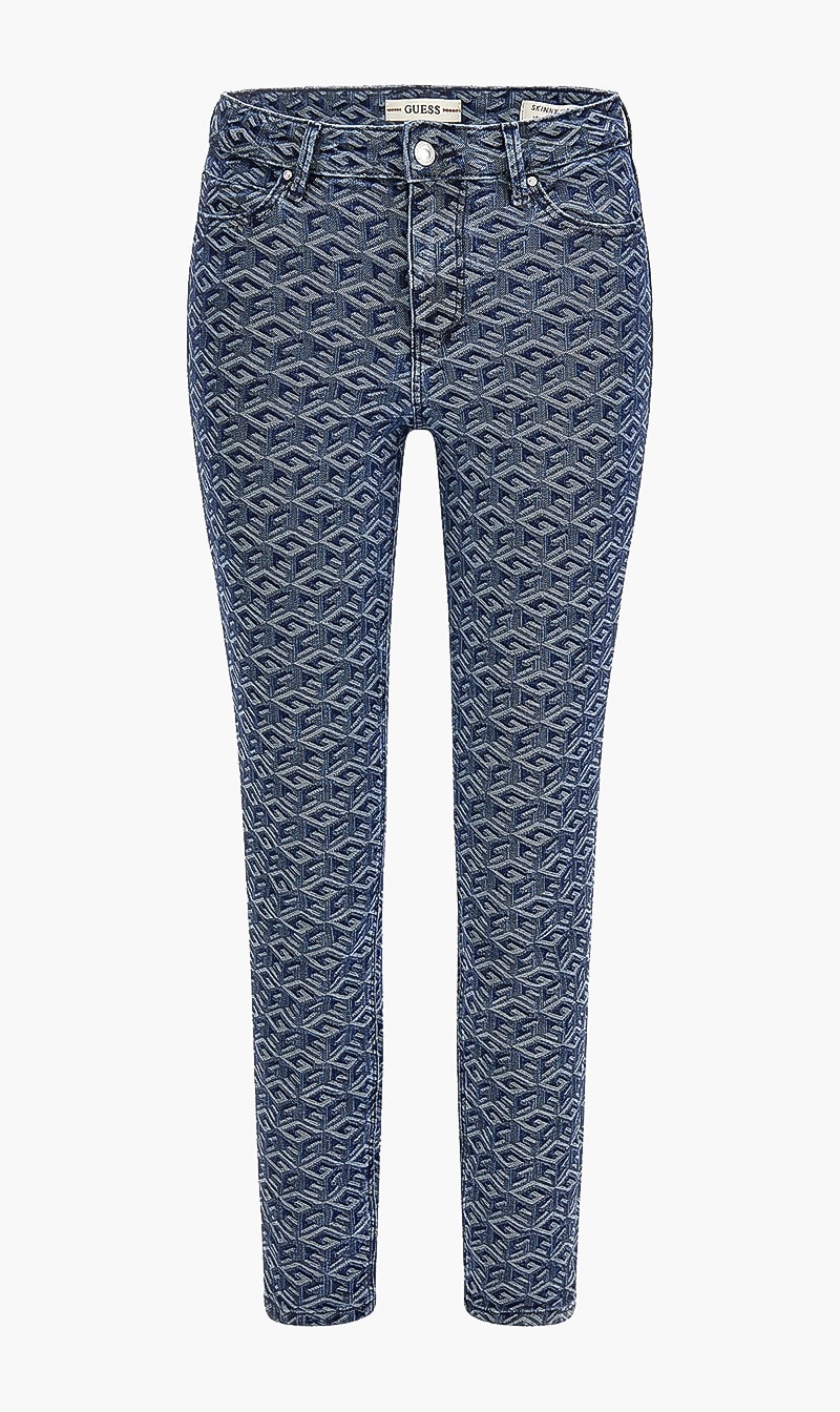 

Guess Blue 1981 Geo Skinny Jeans for Women | The Deal Outlet