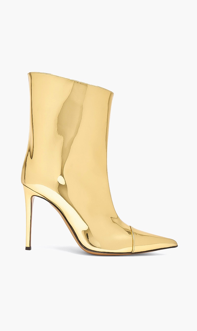 

Alexandre Vauthier Gold Basic Grezzo Boots for Women | The Deal Outlet