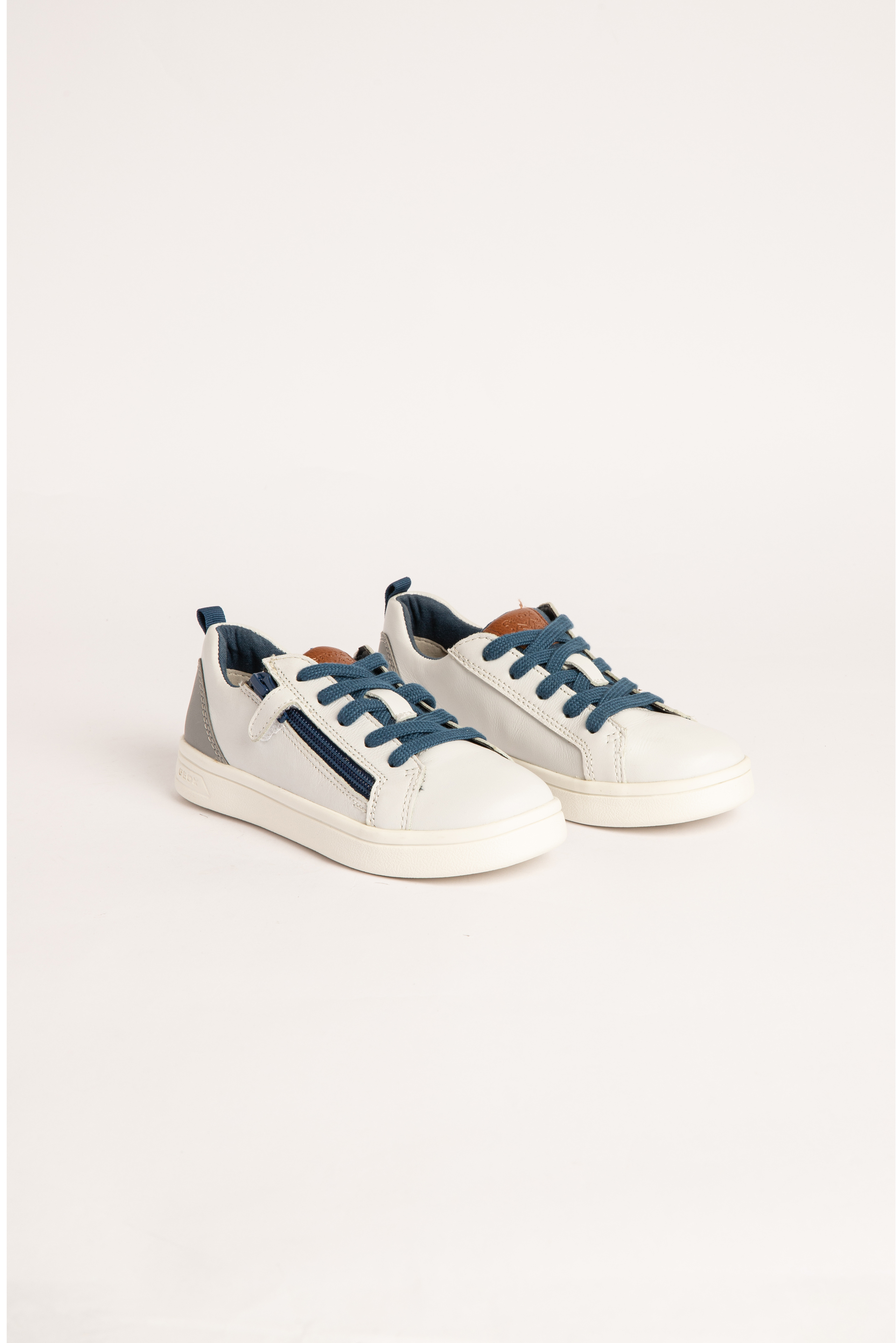 

Geox Djrock Leather Sneakers