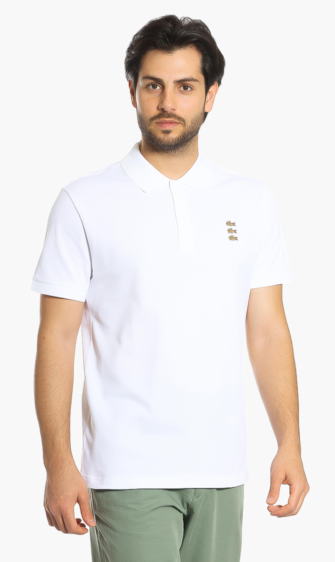 

Lacoste Tripled Croc Logo Slim Fit Polo Shirt