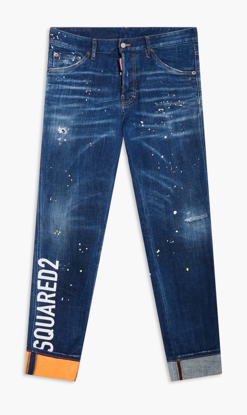 

Dsquared2 Blue Retro 5 Pocket Pants for Men | The Deal Outlet