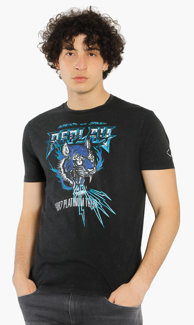 

Vintage Tiger Print T-shirt