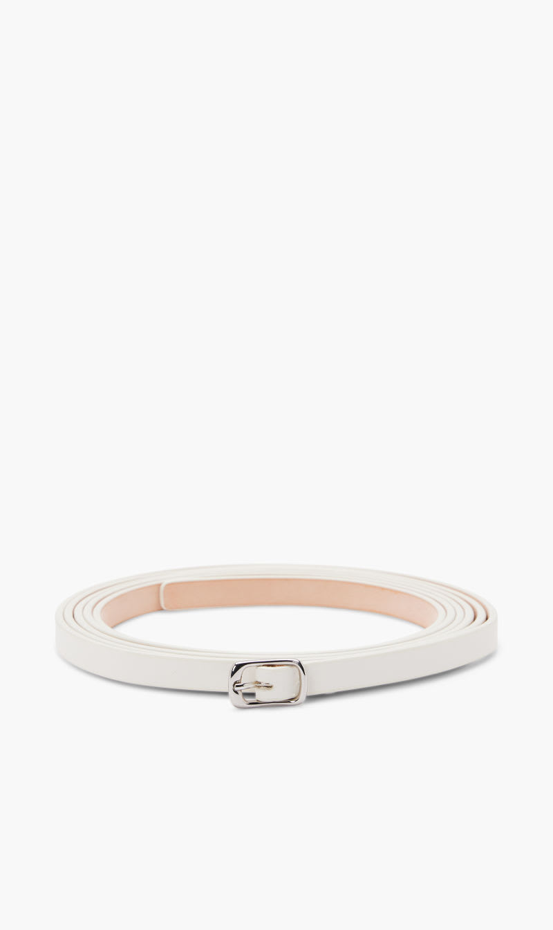 

Maison Margiela White Avp White Belt | The Deal Outlet