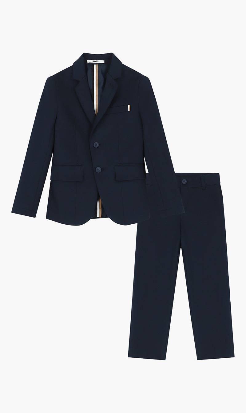 

Hugo Boss Blue Jacket+trousers Set for Boys | The Deal Outlet