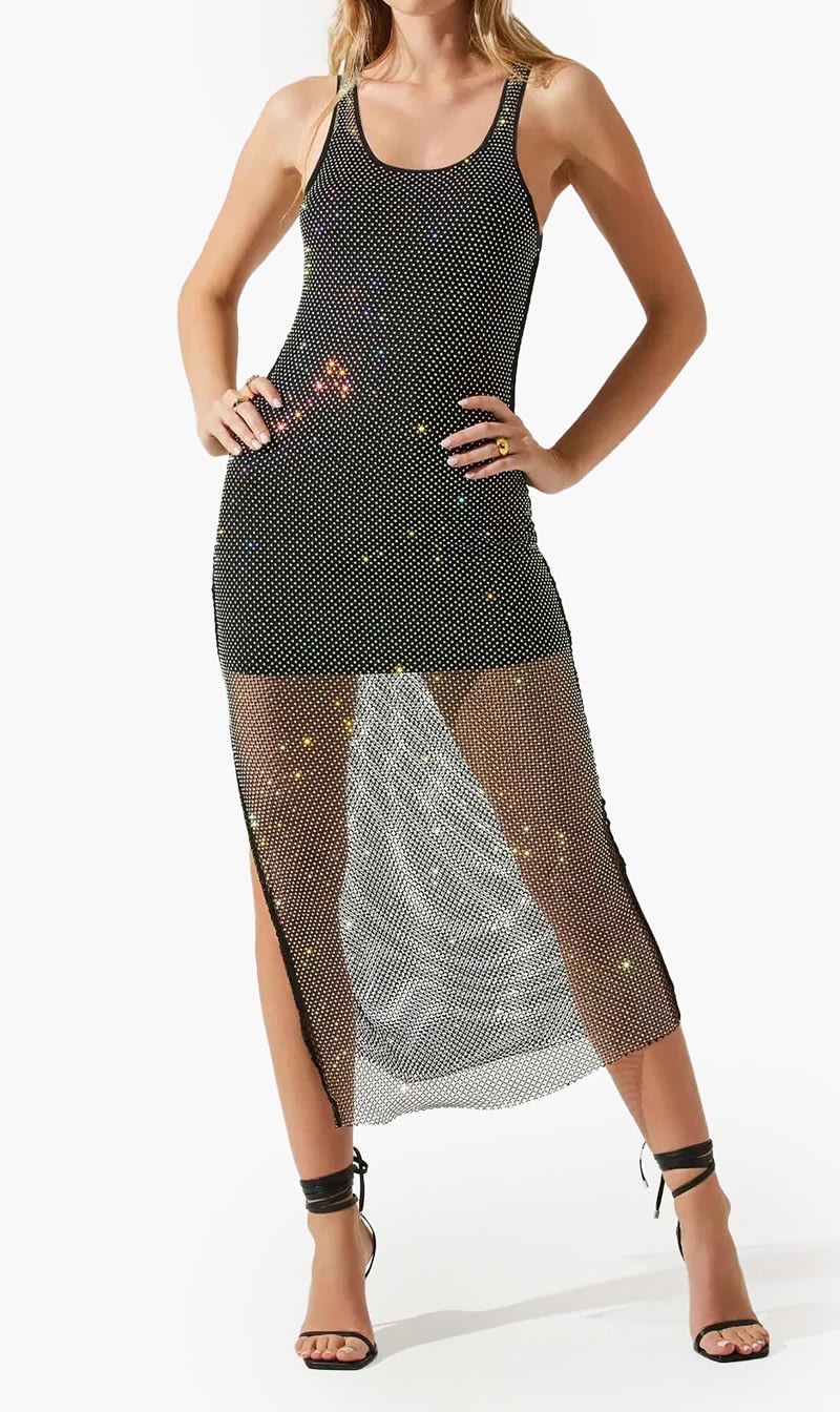 

Astr Black Giada Dress for Women | The Deal Outlet