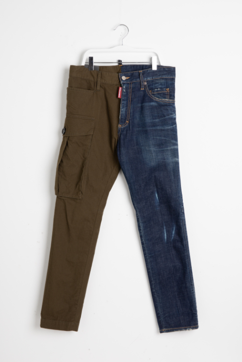 

Dsquared2 Two-tone Cigarette Fit Jeans
