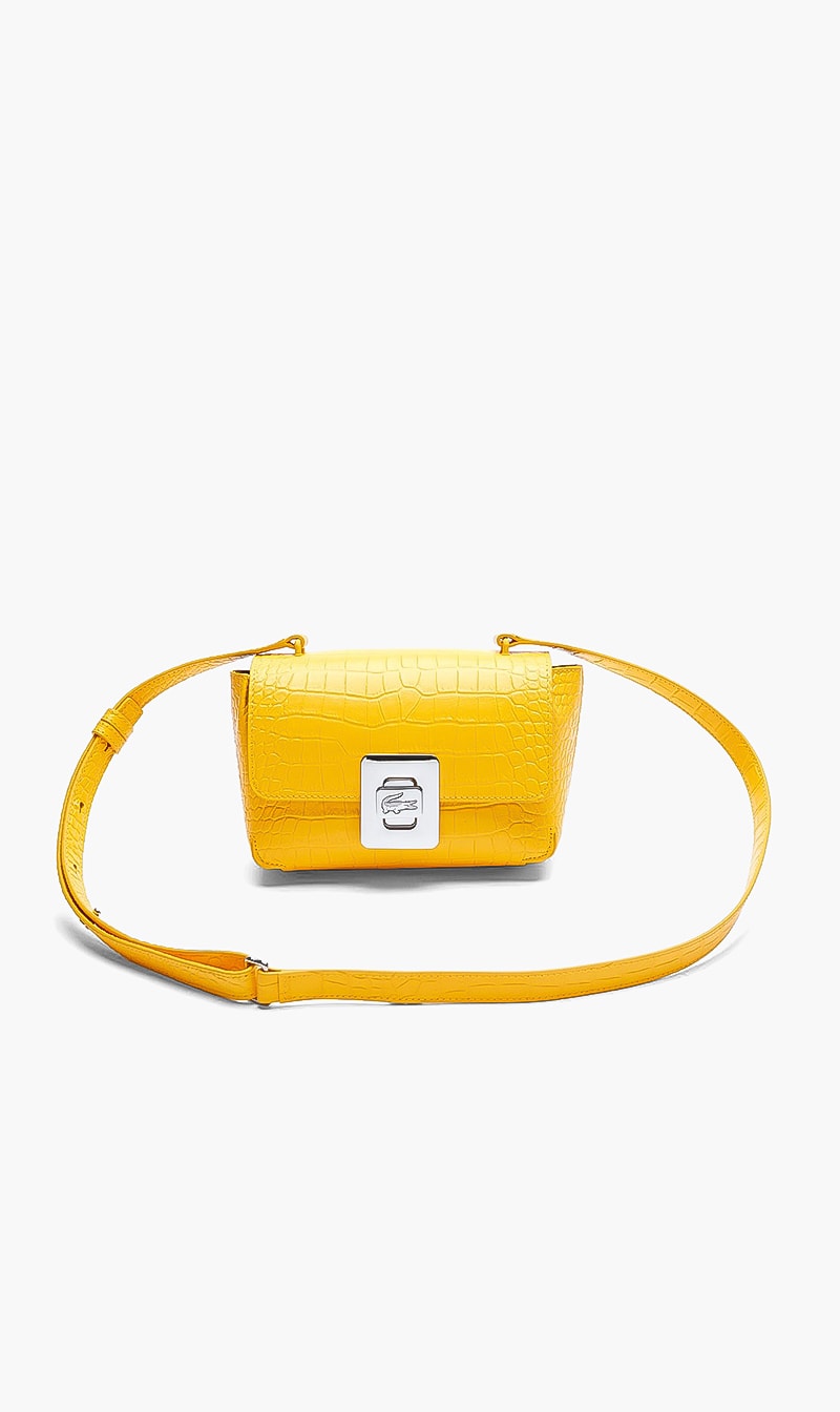 

Amelia Metal Clasp Crossbody Bag, Yellow
