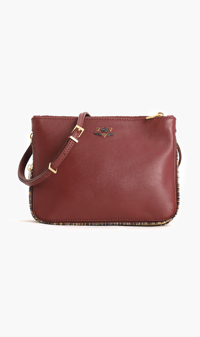 

ZADIG & VOLTAIRE Clyde Leather Crossbody Bag