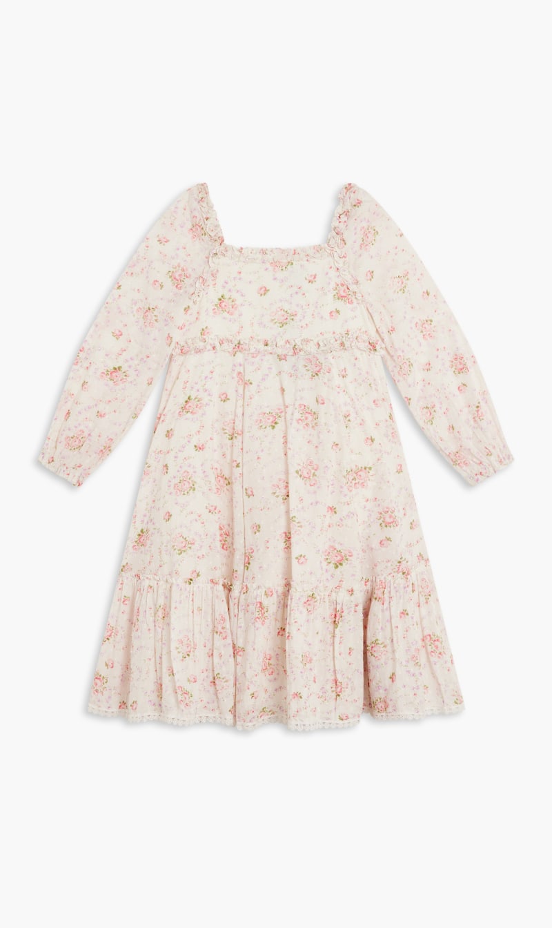 

Needle & Thread Pink Vintage Ditsy Cotton Ruffle Kids Dress for Kids | The Deal Outlet