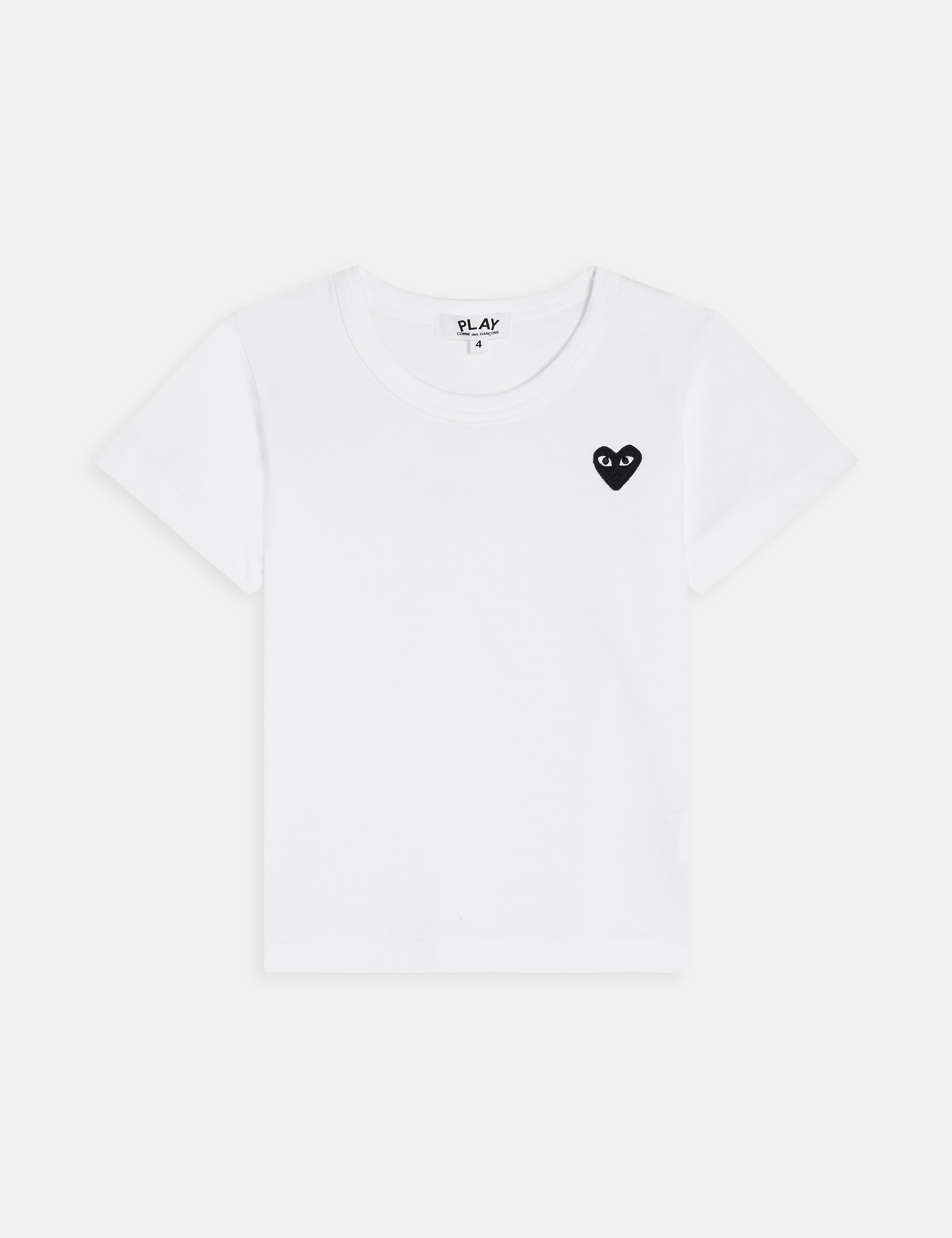 

Embroidered Logo Cotton T-shirt, White