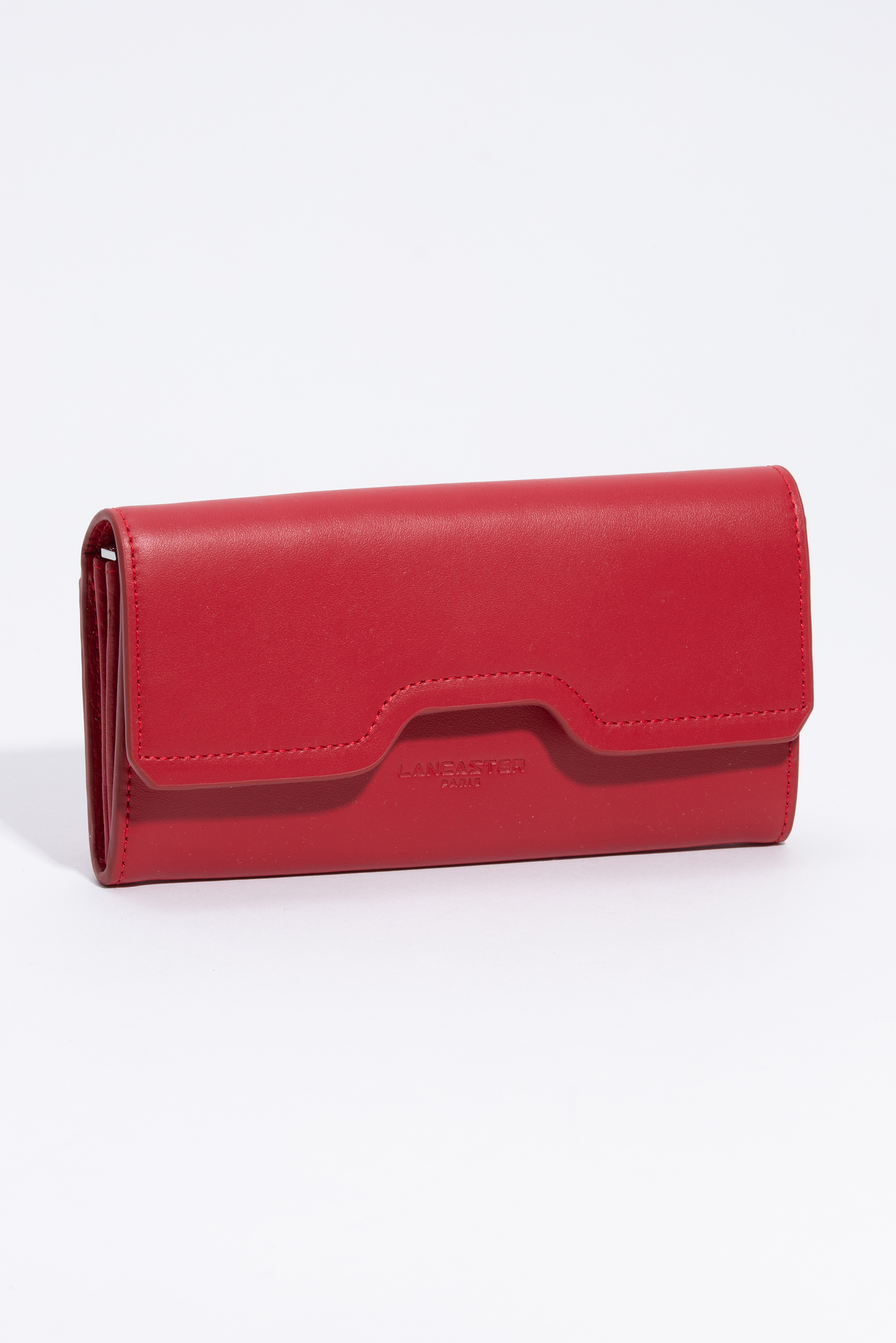 

Lancaster Irene Red Continental Wallet