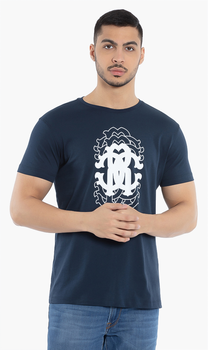 

ROBERTO CAVALLI Logo Print T-shirt