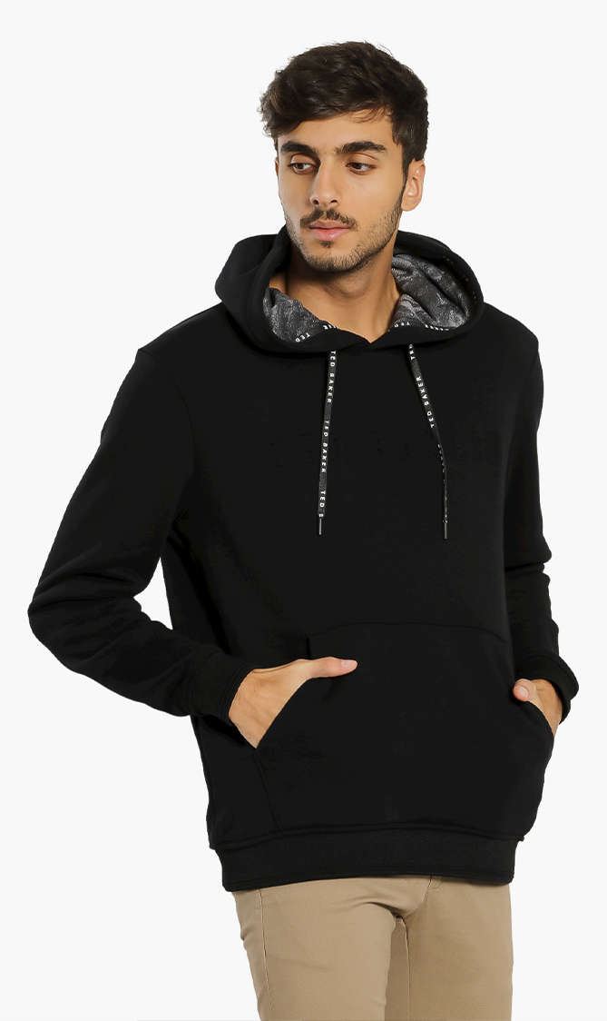 

Ted Baker Logo Cotton-blend Hoodie