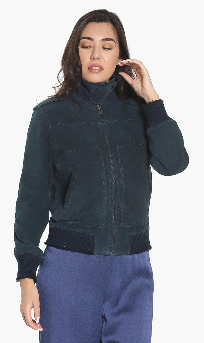 

Zadig & Voltaire Leonna Suede Jacket
