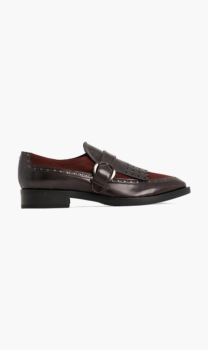 

Geox Brogue Leather Flats