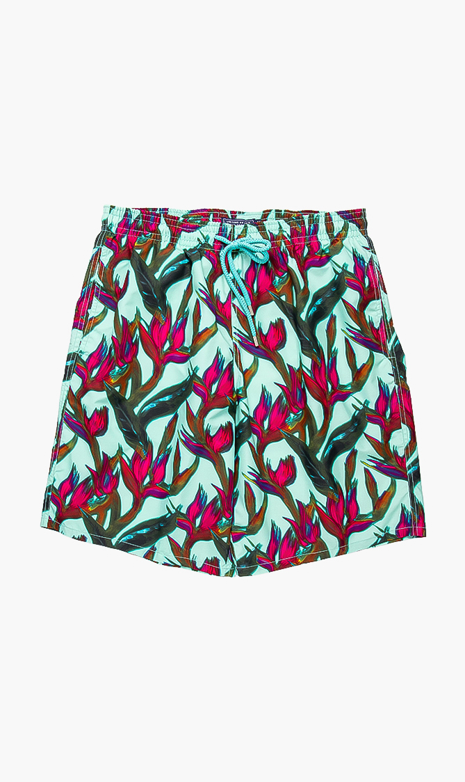 

Vilebrequin Okoa Floral Print Long Swim Trunks