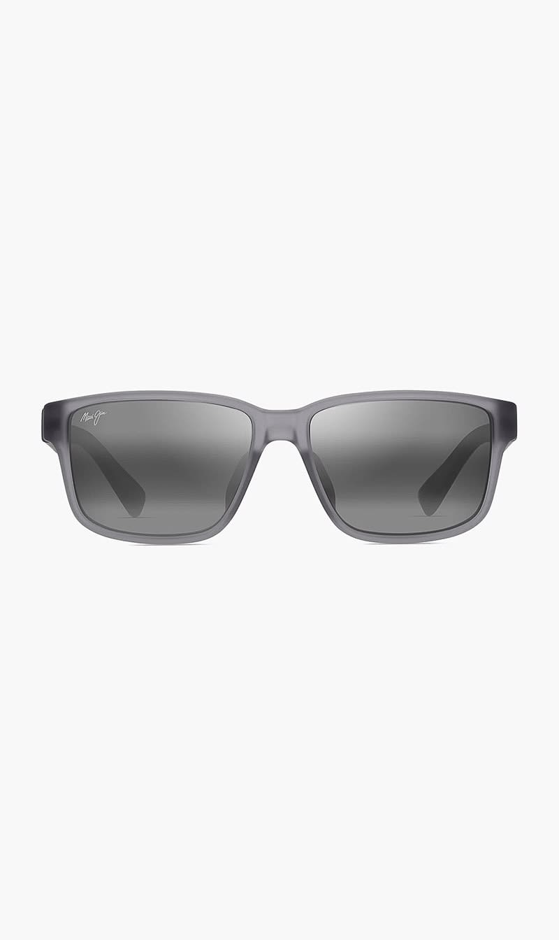 Grey Maui Jim Green Full Rim Sunglasses for Men
