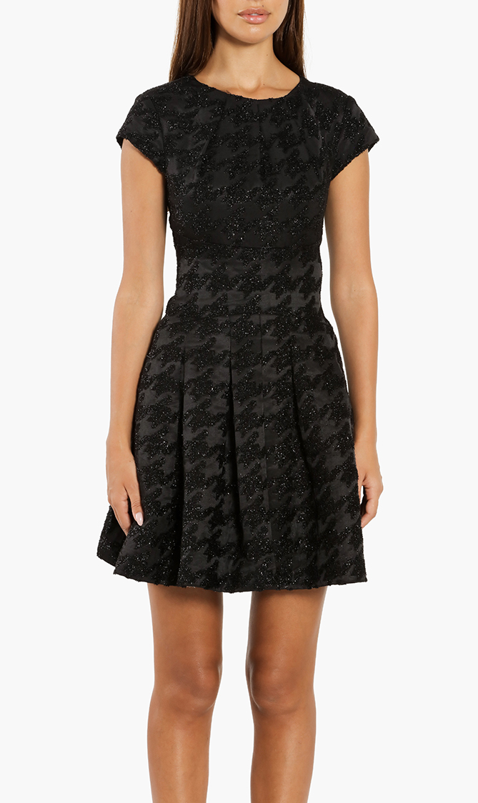 

Ted Baker Caley Jacquard Sparkle Skirt Dress