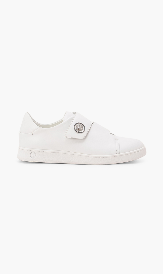 

Versace Casual Velcro Leather Sneakers