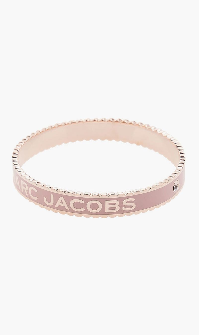 

Marc Jacobs Pink The Medallion Scalloped Bangle Bracelet for Women | The Deal Outlet