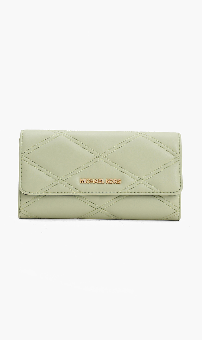 

MICHAEL KORS Jet Set Travel Quilted Long Wallet