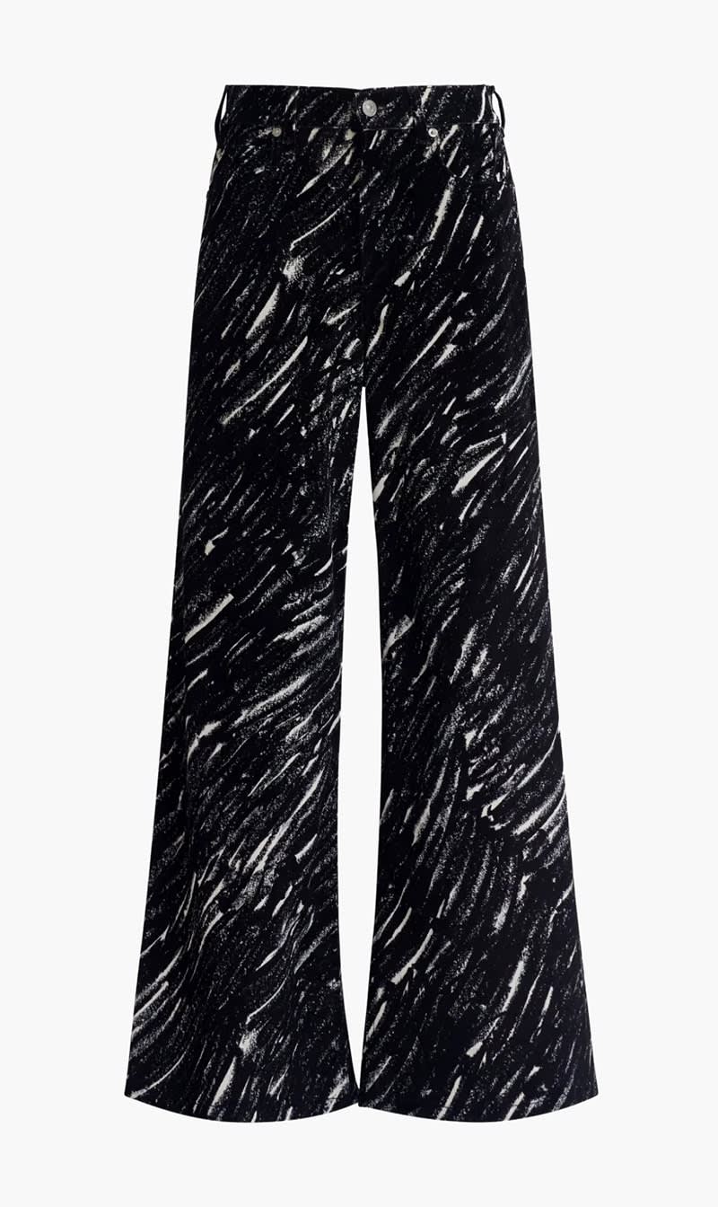 

Marni Black Graphic Print Wide-leg Trousers for Women | The Deal Outlet