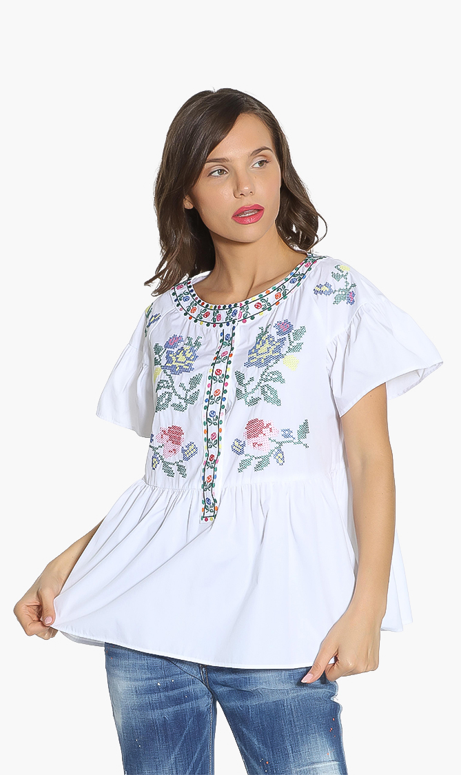 

Weekend Maxmara Oboe Embroidered Shirt