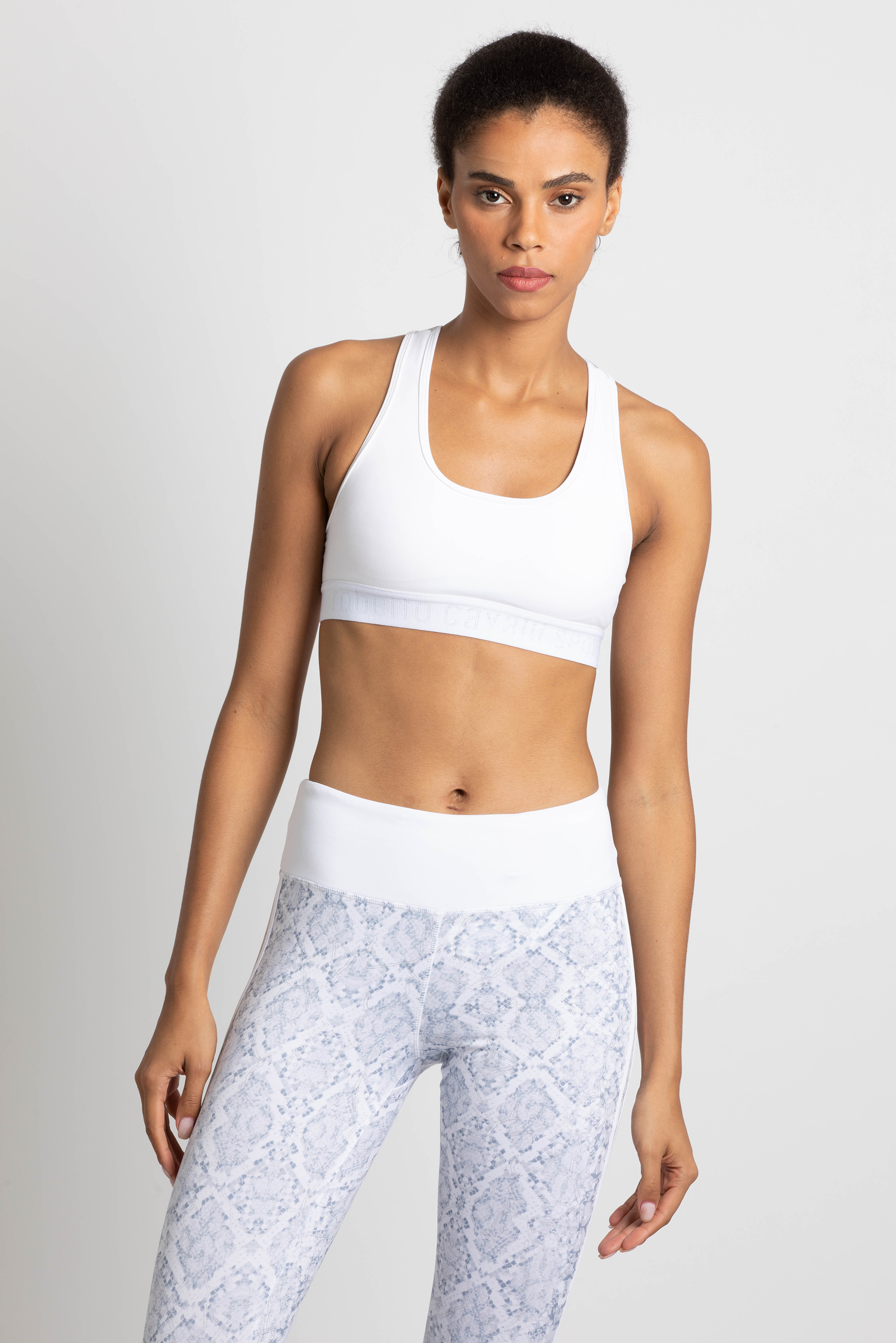 

Roberto Cavalli Lurex Accented Sports Bra