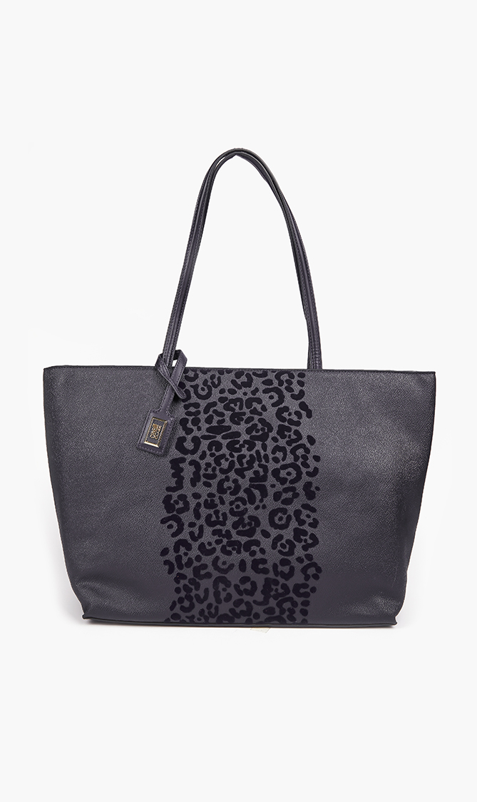 

Cavalli Class Velour Pattern Tote Bag