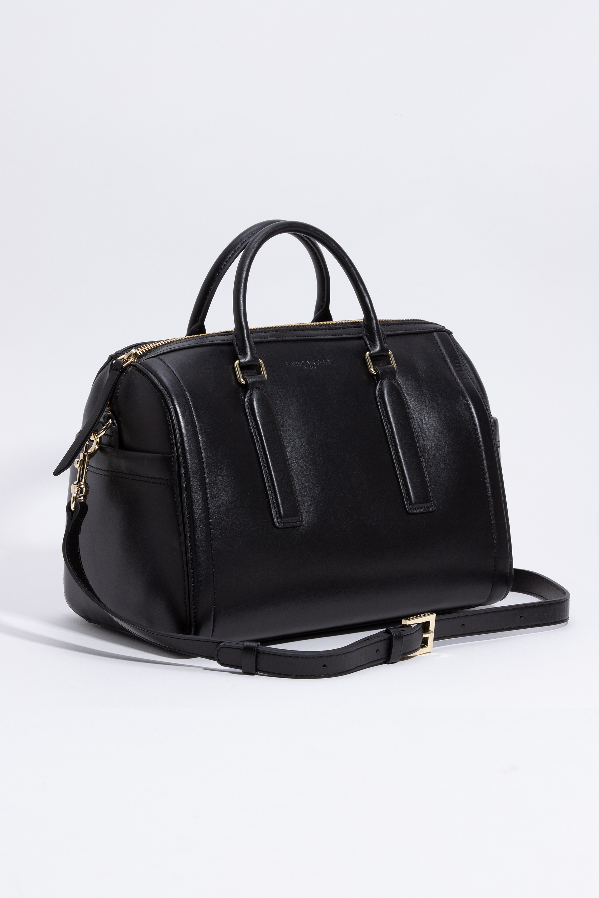 

Lancaster Ana Medium Black Satchel