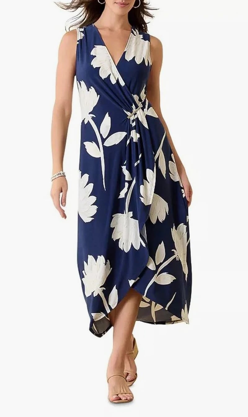 Tommy Bahama Multi-color Flora Nights Midi Dress for Women