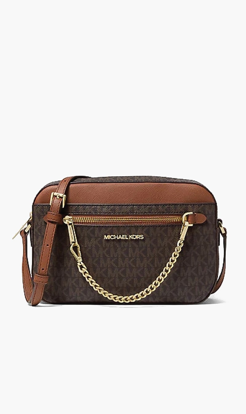 

Leather Crossbody Bag, Brown