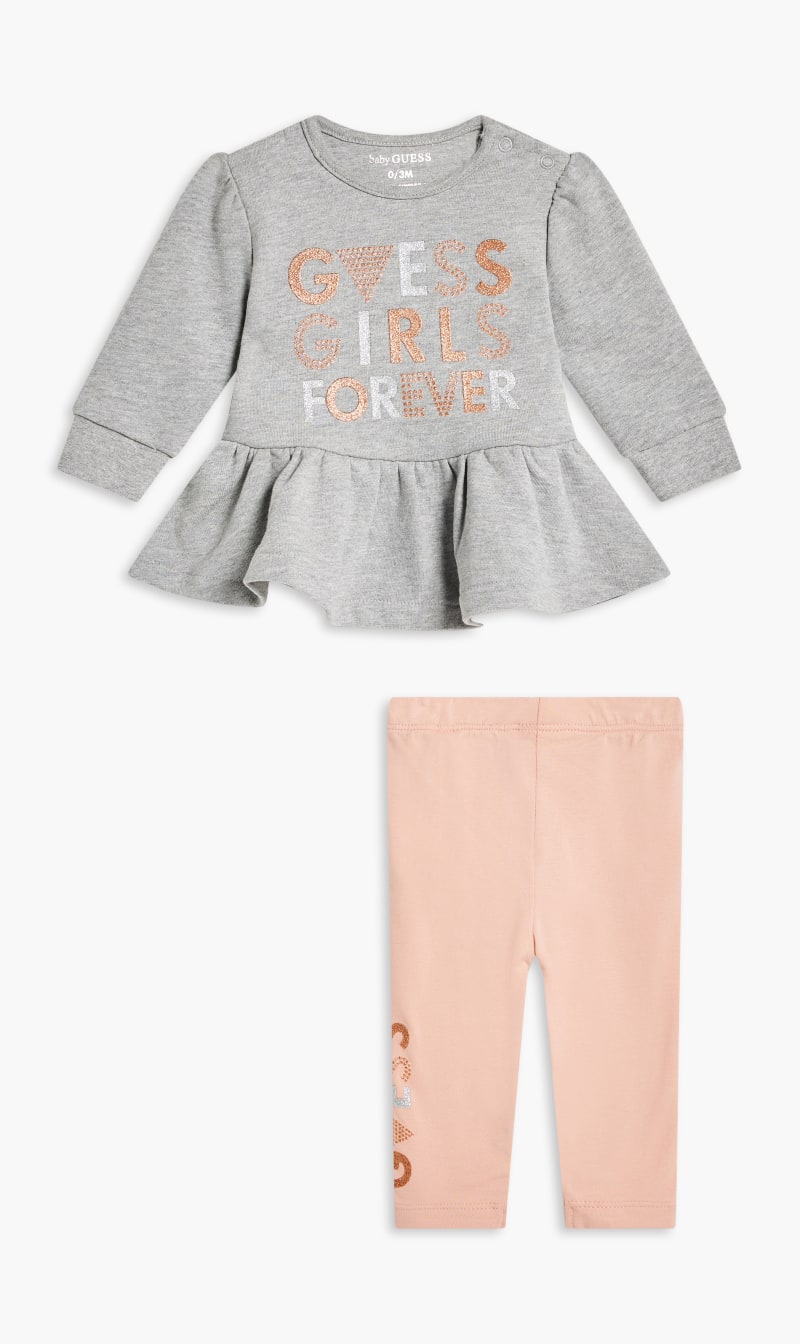 

Guess Grey Set Dress + Leggings for Girls | The Deal Outlet