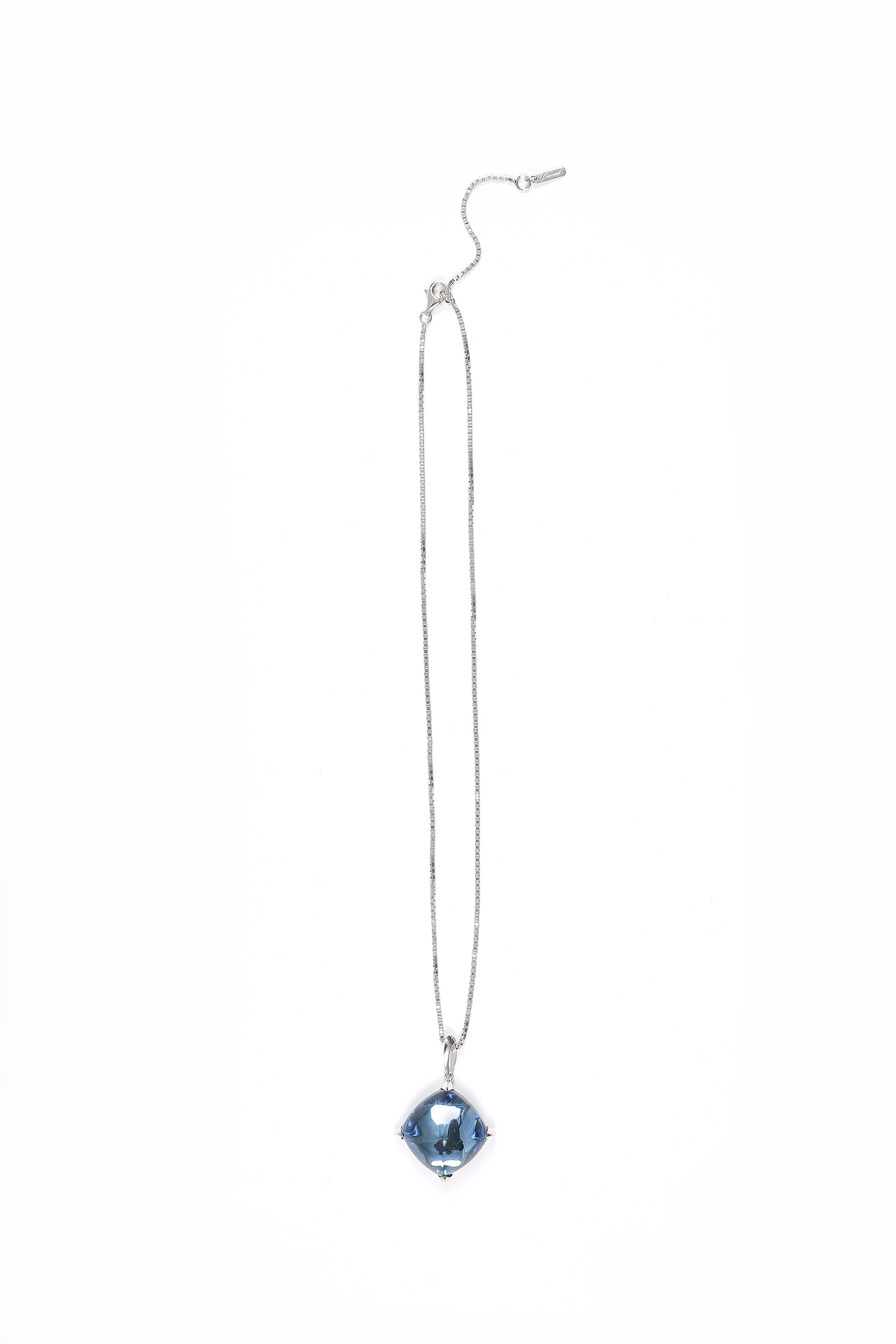 

Baccarat Vermeil Medici Necklace Crystal Clear Riviera