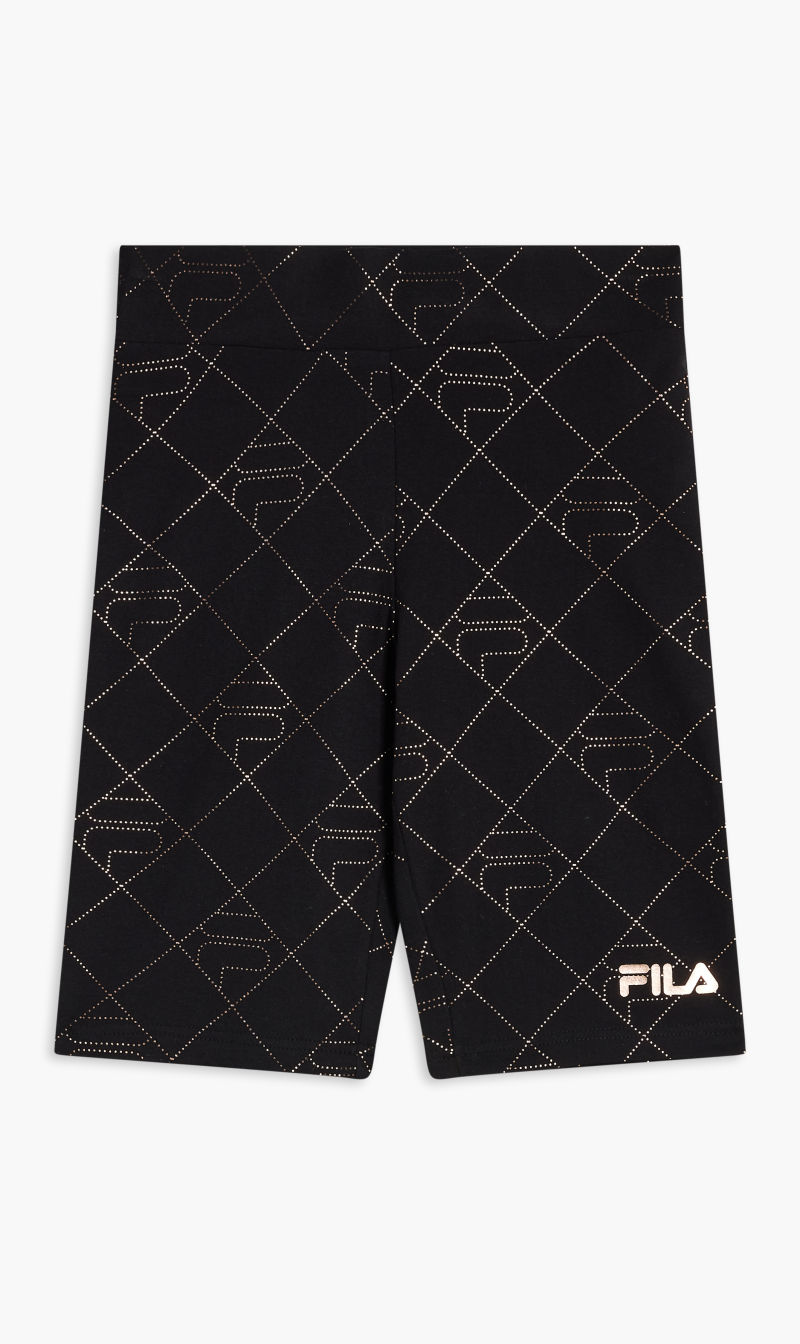 

Fila Black Cycle Shrts Aop for Women | The Deal Outlet