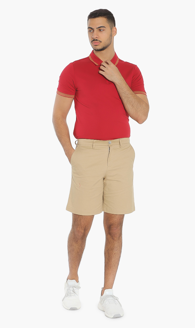 

Lacoste Regular Fit Cotton Bermuda Shorts
